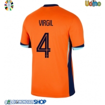 Maglie da calcio Olanda Virgil van Dijk #4 Prima Maglia Europei 2024 Manica Corta